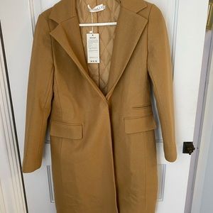 Women’s camel trench coat